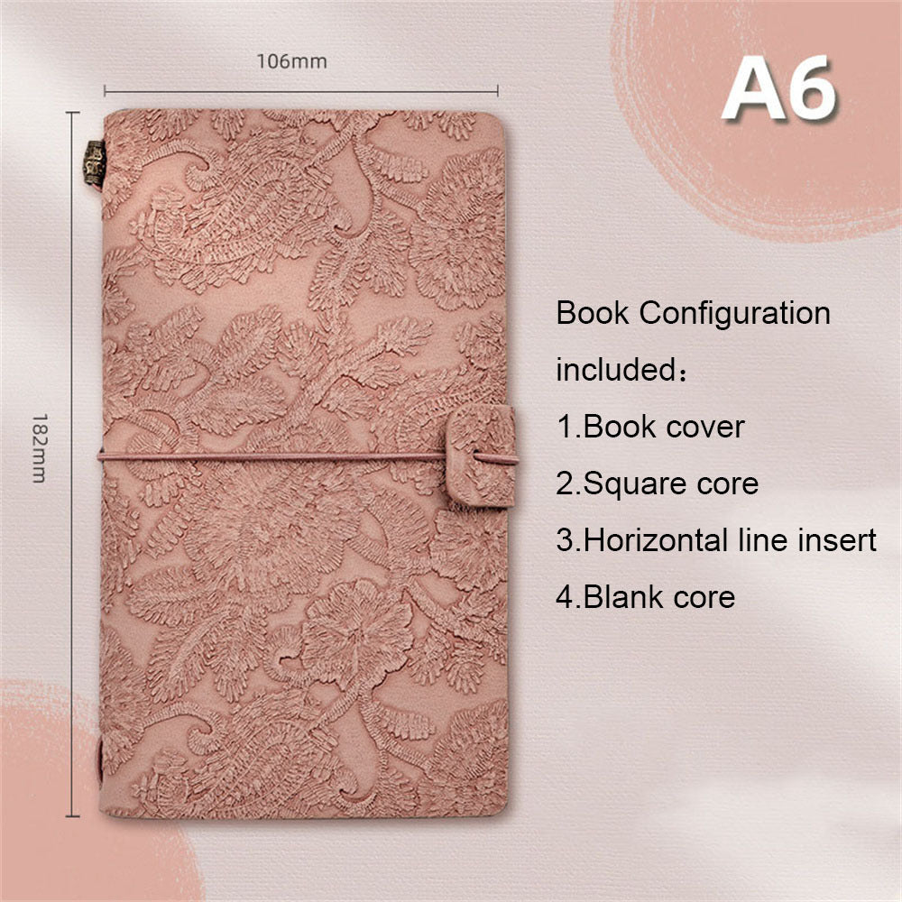 Lace Carved Retro Portable Notebook