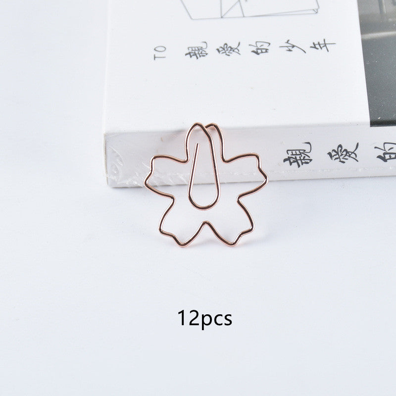 Paper Electroplated Metal Love Cartoon Paper Clip