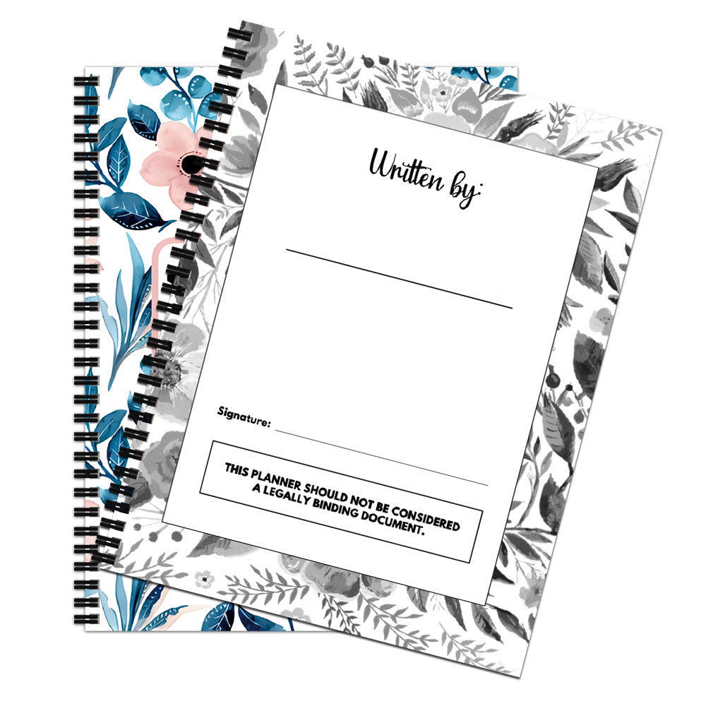 End Of Life Planner Emergency Loose-leaf Binder