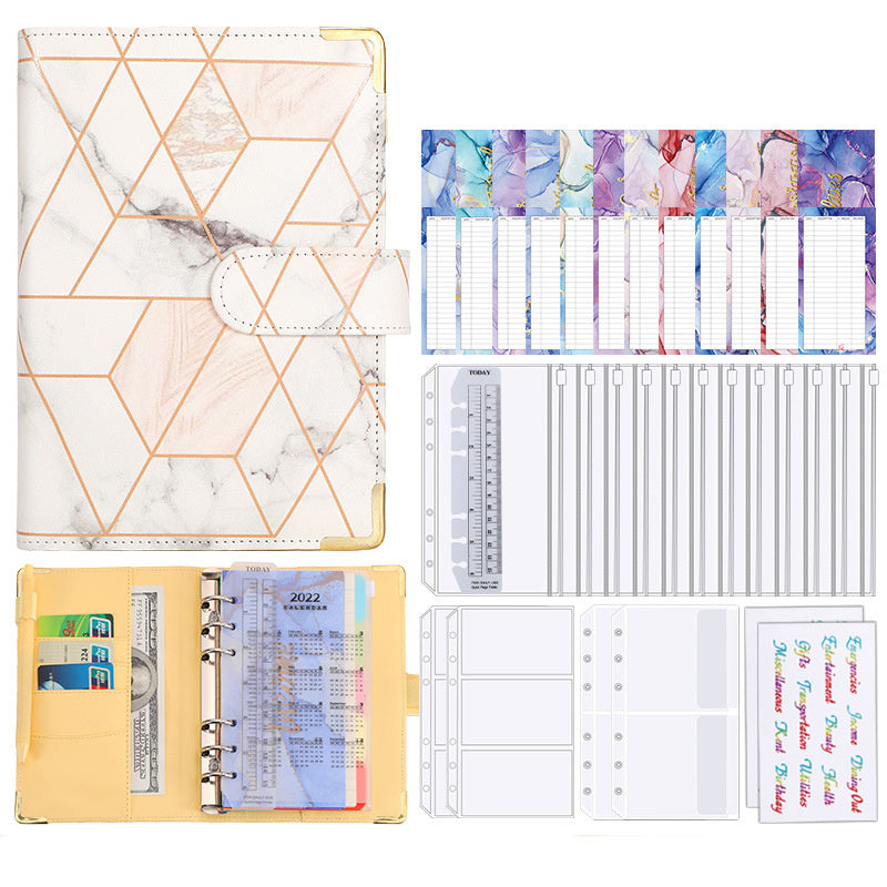 Stylish Personalized Printed Marble Notebook