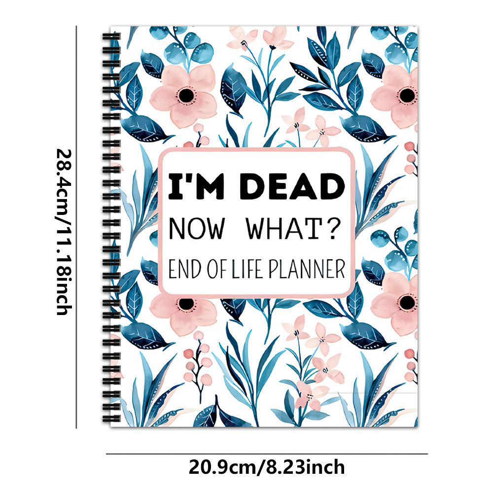 End Of Life Planner Emergency Loose-leaf Binder