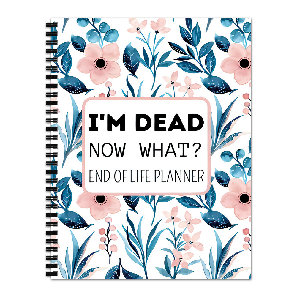 End Of Life Planner Emergency Loose-leaf Binder